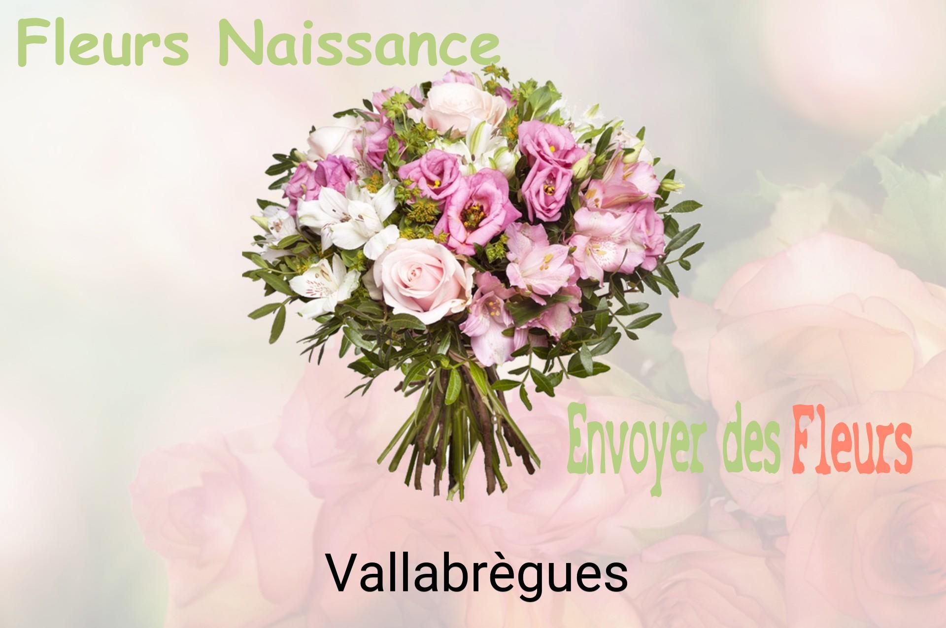 Bouquet de fleurs de naissance livré à Vallabrègues