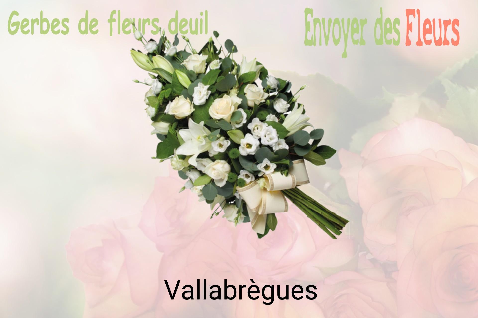Gerbe de fleurs de deuil livrée à Vallabrègues